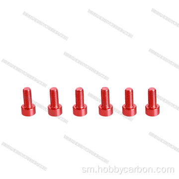 Meafaigaluega sa&#39;o anodized Aluminium masini Screw